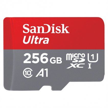 SanDisk Ultra microSDXC 256 GB 120MB/s A1 Class 10 UHS-I, s adaptérom