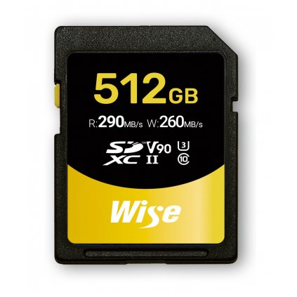 SD-N 512GB SDXC UHS-II V90 Memory Card Wise