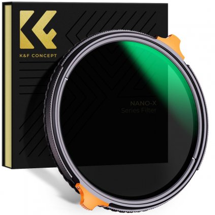 37mm ND4-ND64 (2-6 Stop) Variable ND Filter and CPL Circular Polarizing Filter 2 in 1 K&F Concept