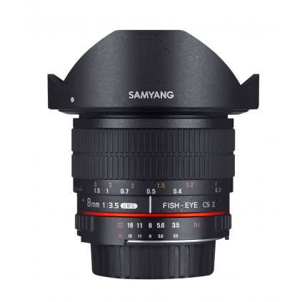 Objektív Samyang MF 8mm F3.5 Fisheye CSII APS-C Fuji X