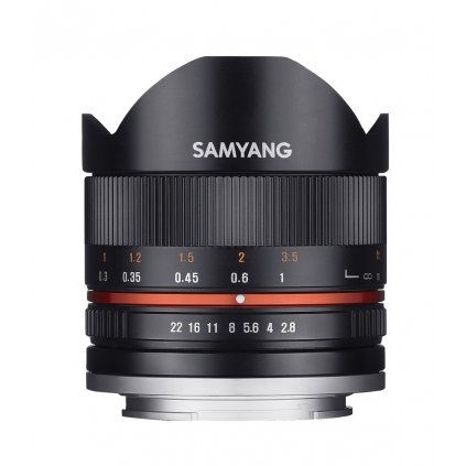 Objektív Samyang MF 8mm F2.8 Fisheye II APS-C Fuji X (Black)