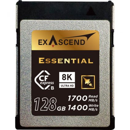 128GB Essential Series CFexpress Type B Memory Card Exascend