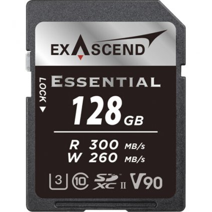 128GB Essential UHS-II SDXC Memory Card Exascend