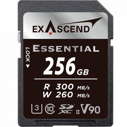 256GB Essential UHS-II SDXC Memory Card Exascend