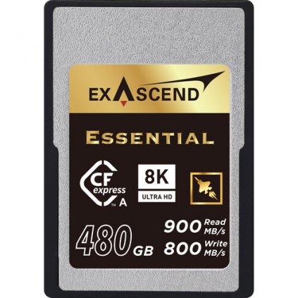 480GB Essential Series CFexpress Type A Memory Card Exascend