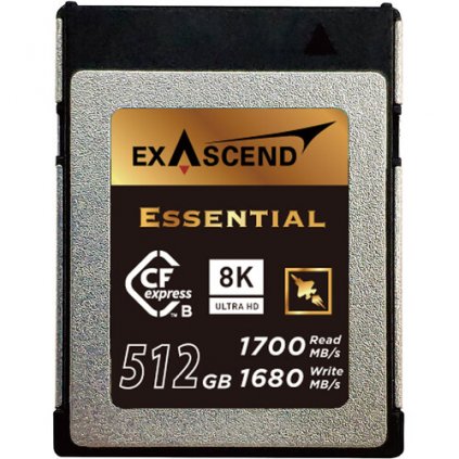 512GB Essential Series CFexpress Type B Memory Card Exascend