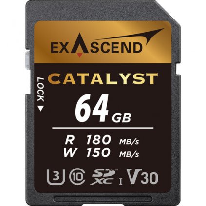 64GB Catalyst UHS-I SDXC Memory Card Exascend