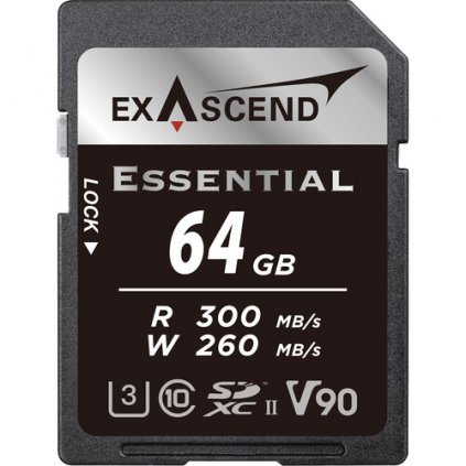 64GB Essential UHS-II SDXC Memory Card Exascend