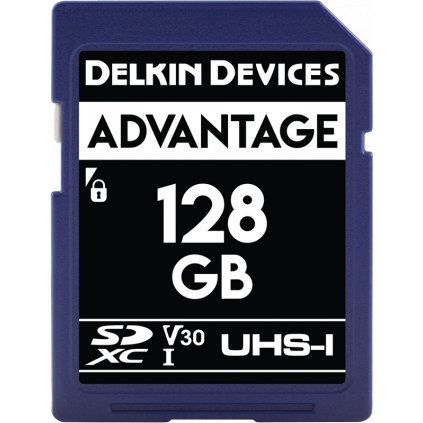 Delkin SD Advantage 660X UHS-I U3 (V30) R100/W80 128GB