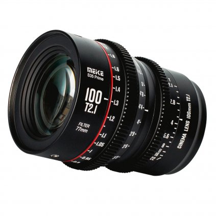 Prime 100mm T2.1 Cine Lens for Super 35 Frame Cinema Camera System EF Mount Meike