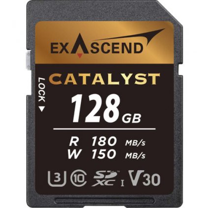 128GB Catalyst UHS-I SDXC Memory Card Exascend