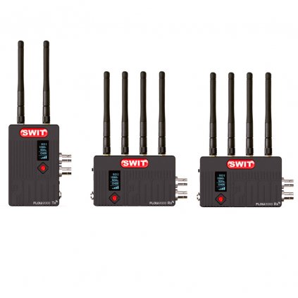 FLOW2000 Tx+2Rx | 2000feet (600m) Wireless FHD Video 1 Transmitter with 2 Receivers Swit