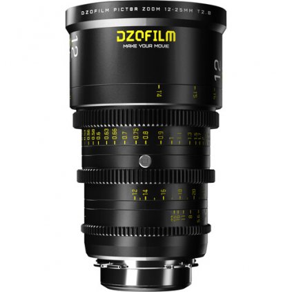 DZOFilm Pictor 12-25mm T2.8 Super35 Parfocal Zoom Lens (PL/EF, Black) DZO Optics