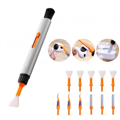 K&F Aluminum Versatile Switch Cleaning Pen Kit ( Cleaning Pen + APS-C Sensor Cleaning Swab*6+ Flocki K&F Concept