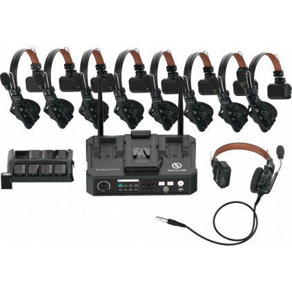 Hollyland Solidcom C1 Pro Wireless Intercom System with 8 ENC headsets with Hub Station
