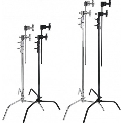 Kupo CS-40MKB 40" C Stand w/ Sliding Leg Kits (Black)