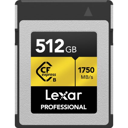 Lexar CFexpress Pro Gold R1750/W1500 512GB