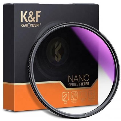 K&F 49MM Nano-X Soft Graduated ND8 Filter, HD, Waterproof, Anti Scratch, Blue Coated K&F Concept
