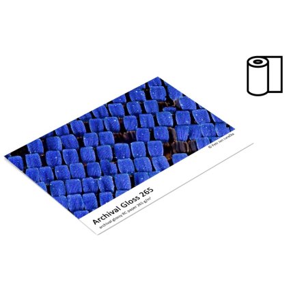 61,0cm x 6m FOMEI Archival Gloss 265, sample roll