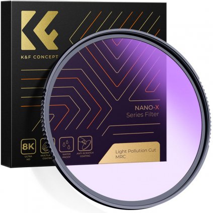 K&F 82MM XK44 Natural Night Filter, HD, Waterproof, Anti Scratch, Green Coated K&F Concept