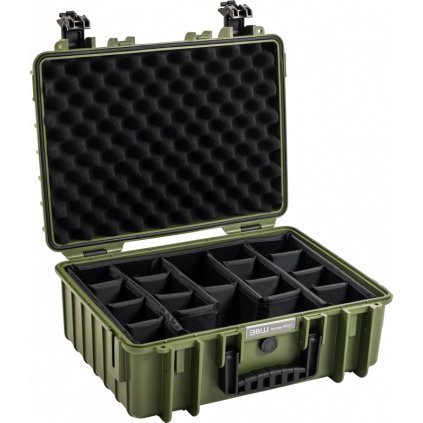BW Outdoor Cases Type 5000 / Bronze green (divider system)