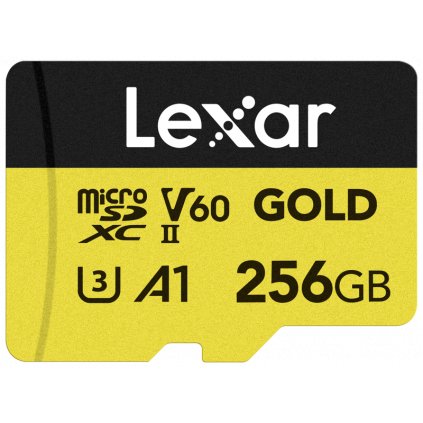 Lexar microSDXC GOLD UHS-II/C10/A1/U3 R280/W100 (60) 256GB