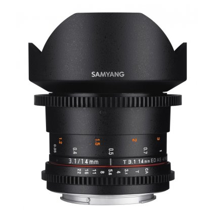 Objektív Samyang MF 14mm T3.1 VDSLR II Canon EF