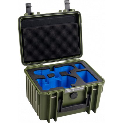 BW Outdoor Cases Type 2000 for DJI Mini 4 Pro / Bronze Green