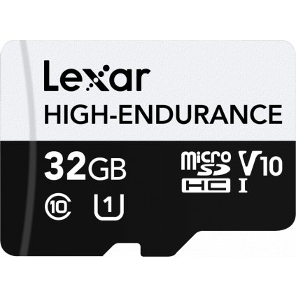 Lexar microSDHC High-Endurance UHS-I/U1/10 R100/W30 (V10) 32GB