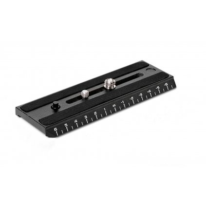 Manfrotto video camera plate with metric