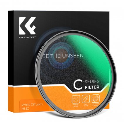 K&F 77MM C Serie White Mist Filter Cinematic Effect Filter with 18 Multi-Layer Coatings K&F Concept