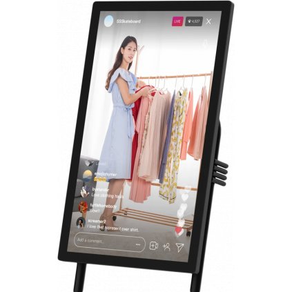 YoloMax Live Shopping Solution massive touchscreen