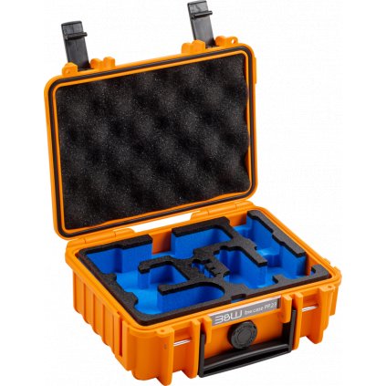 B&W Cases Type 500 for DJI Osmo Pocket 3 Creator Combo, Orange