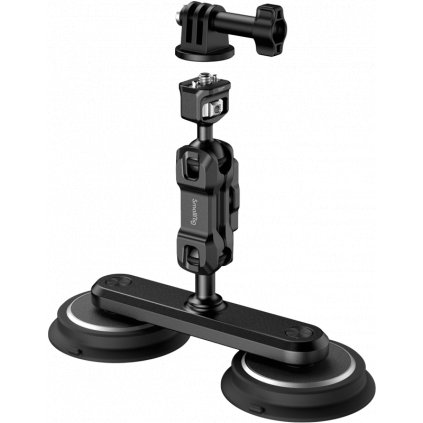 SmallRig 4467 Dual Magnetic Suction Cup Mounting Support Kit for Action Cameras