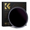 K&F 62mm Solar Filter ND100000,16.6-Stop Solid Neutral Density Nano-X Series K&F Concept