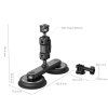 SmallRig Dual Magnetic Suction Cup Mounting Support Kit for Action Cameras 4467 SmallRig