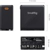 smallrig np f970 usb c rechargeable camera battery black 4469 07