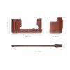 SmallRig Leather Half Case Kit for X-T50 (Brown) 4710 SmallRig