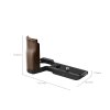 L-Shape Mount Plate with Wooden Handle for Sony ZV-E10 II 4864 SmallRig