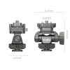 SmallRig HawkLock Quick Release Monitor Support with H21 Cold Shoe Mount 4888 SmallRig