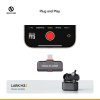 LARK M2S Wireless Lavalier Microphone Mini Combo (with Camera RX + USB-C RX, Space Gray) Hollyland