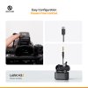 LARK M2S Wireless Lavalier Microphone Mini Combo (with Camera RX + USB-C RX, Space Gray) Hollyland