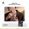 LARK M2S Wireless Lavalier Microphone Mini Combo (with Camera RX + USB-C RX, Space Gray) Hollyland
