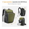 screenshot 2025 01 16 at 16 46 09 kf concept camera alpha backpack air 25l camera bags for photographers large capacity with raincover dark green kentfaith