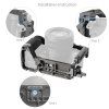 SmallRig “HawkLock” Quick Release Cage Kit with Silicone Handle for Sony Alpha 7C II / 7CR 5198 SmallRig