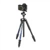 photo tripod manfrotto element mii alu blue mkelmii4bl bh with camera