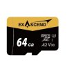 UHS-I microSD Card Series 64GB Catalyst (with Adapter) Exascend