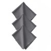 K&F KF 3pcs* Microfiber Cleaning cloth Kit, 15*18cm, Gray, Dry, in OPP bag K&F Concept