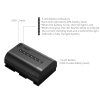SmallRig USB-C Camera Battery with Power Display for Canon LP-E6P 5298 SmallRig