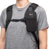 utility pouch lowepro protactic iii lp37485 pww attached to shoulder strap